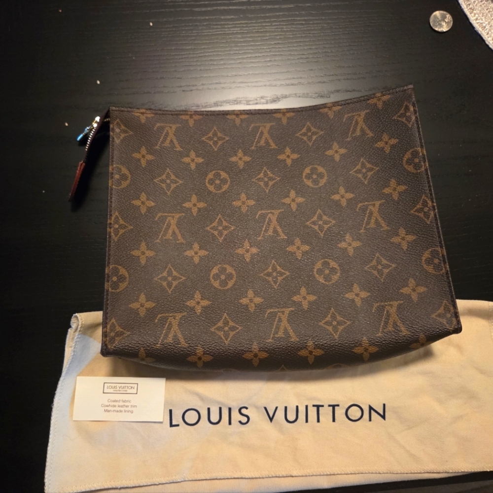 Authentic Louis Vuitton Monogram Toilette Poche